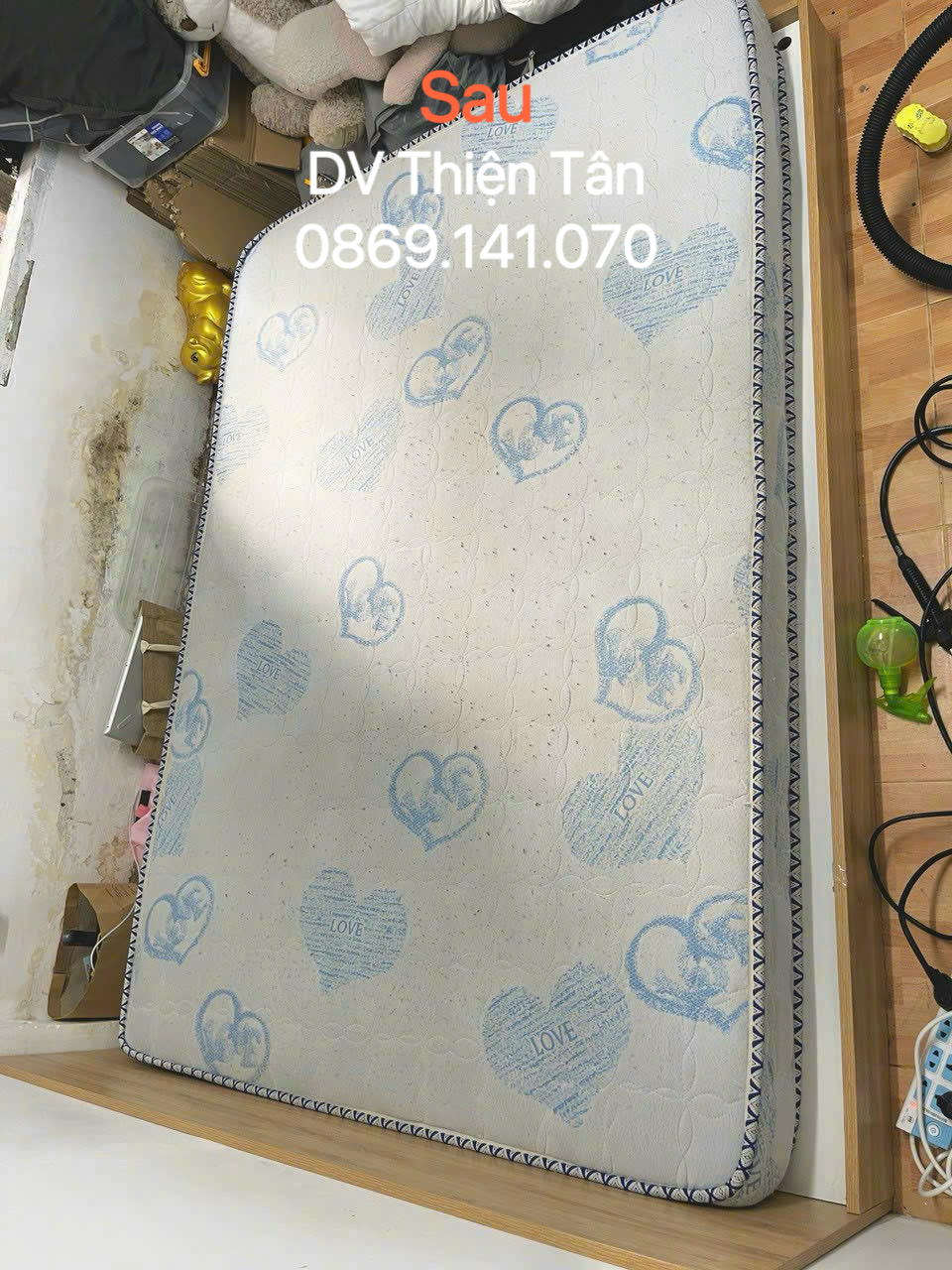 Giặt Nệm Cao Su Nhân Tạo, Foam, Lò Xo, Bông Ép