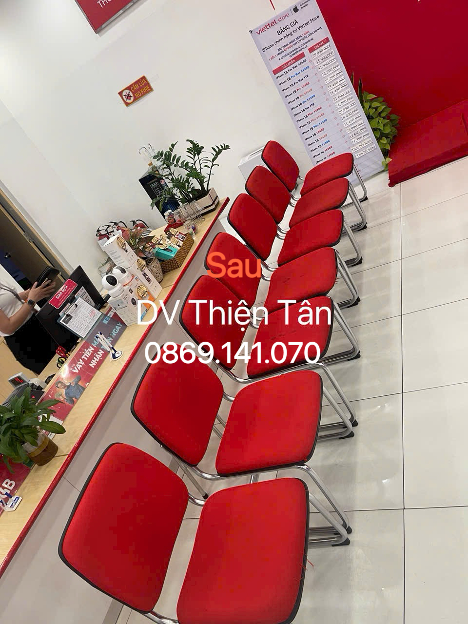 Quy trình giặt ghế văn phòng