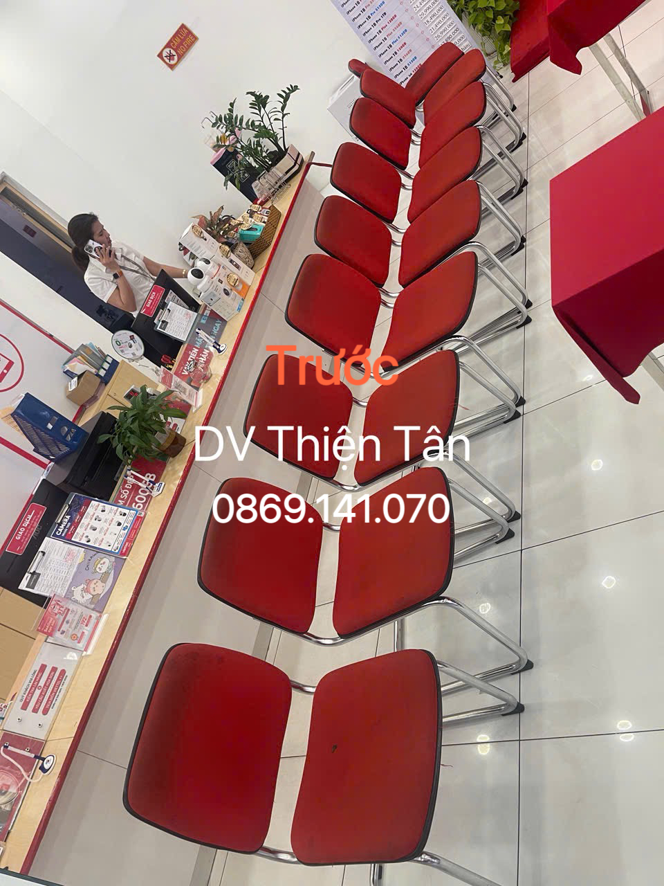 Quy trình giặt ghế văn phòng