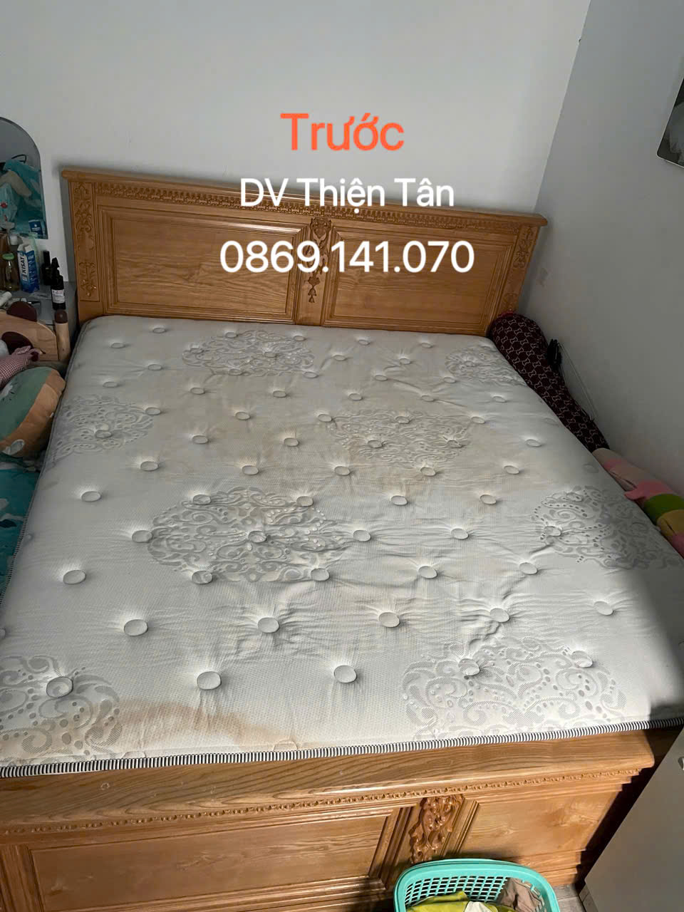 Giặt Nệm Cao Su Nhân Tạo, Foam, Lò Xo, Bông Ép