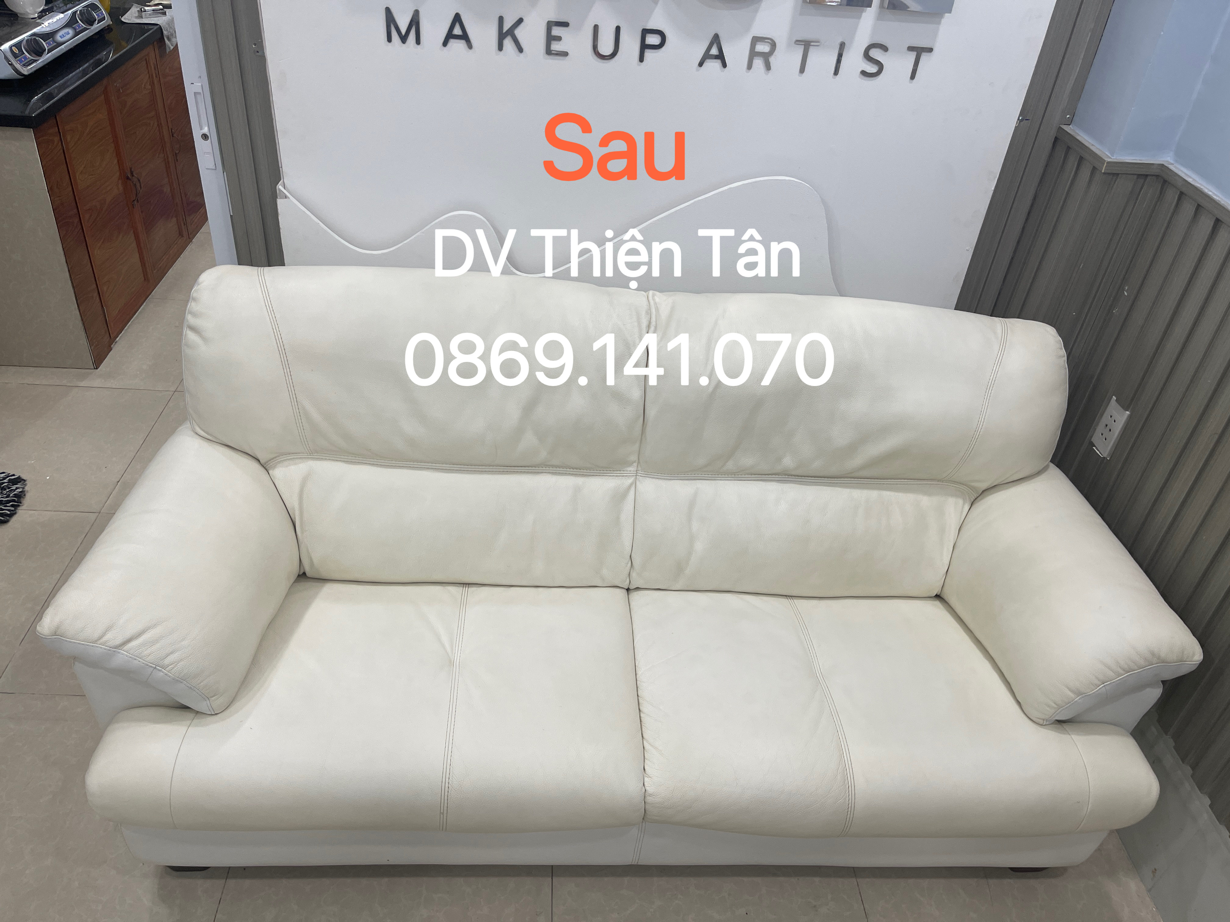 Quy trình giặt sofa da