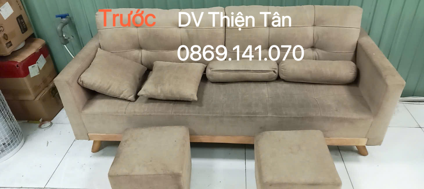 Quy trình giặt sofa